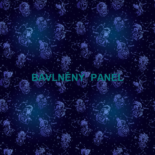 Bavlněný panel 25 x 25cm