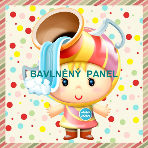 Bavlněný panel 25 x 25cm — foto 1