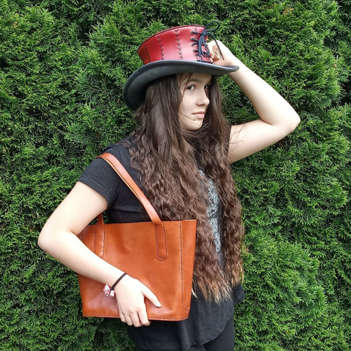Mini tote bag medový