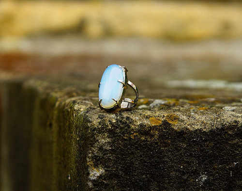 Nerezový prsten..." Blue " — foto 1