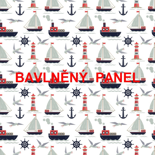 Bavlněný panel 25 x 25cm