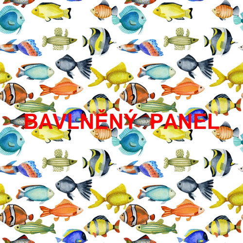 Bavlněný panel 25 x 25cm