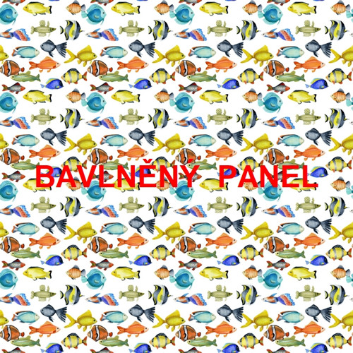 Bavlněný panel 25 x 25cm