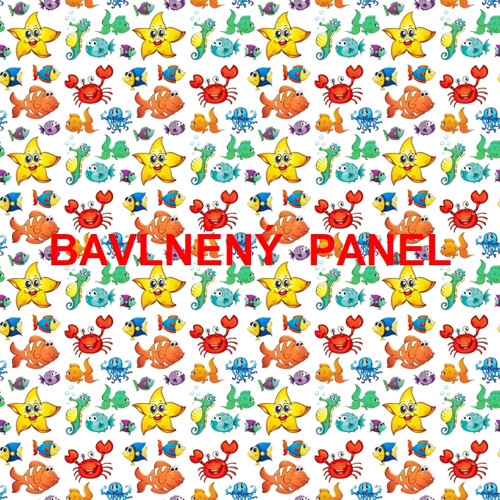 Bavlněný panel 25 x 25cm