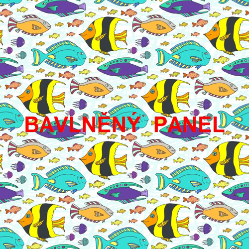 Bavlněný panel 25 x 25cm