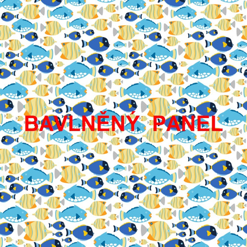 Bavlněný panel 25 x 25cm