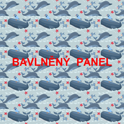 Bavlněný panel 25 x 25cm