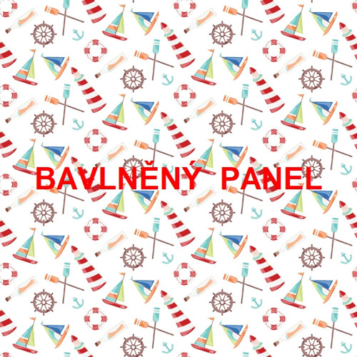 Bavlněný panel 25 x 25cm