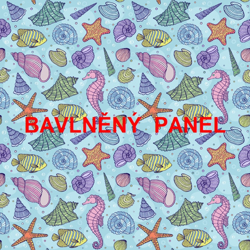 Bavlněný panel 25 x 25cm