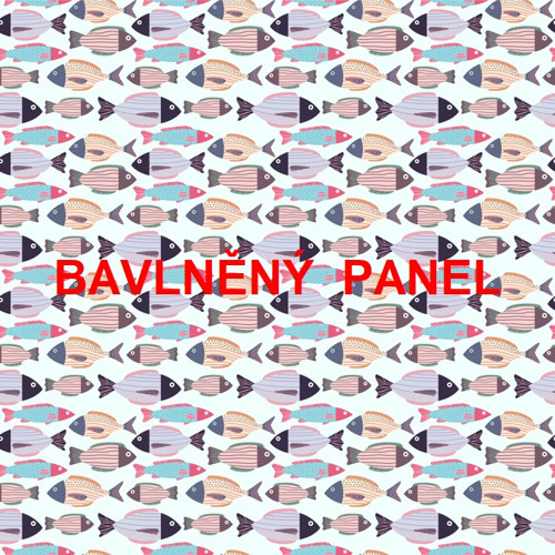 Bavlněný panel 25 x 25cm