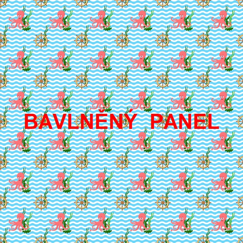 Bavlněný panel 25 x 25cm — foto 1