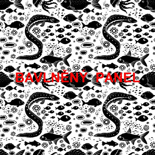 Bavlněný panel 25 x 25cm