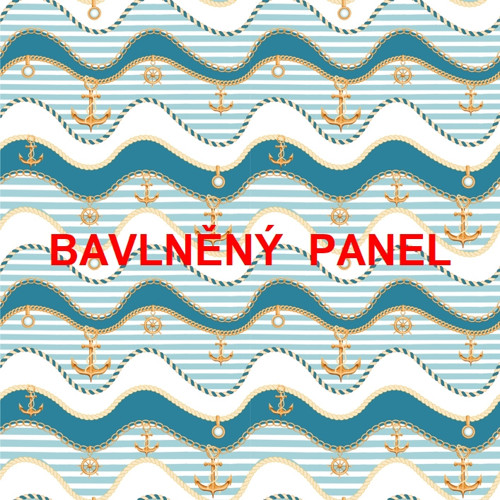 Bavlněný panel 25 x 25cm