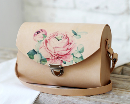 Kabelka na rameno CLUTCH WIDE ENGLISH ROSE