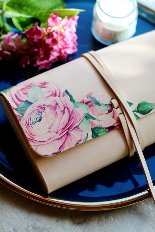 Kabelka do ruky CLUTCH ENGLISH ROSE