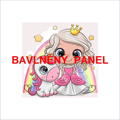 Bavlněný panel 25 x 25cm