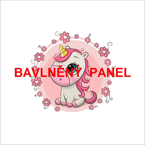 Bavlněný panel 25 x 25cm