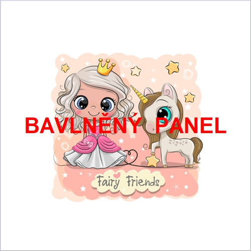 Bavlněný panel 25 x 25cm