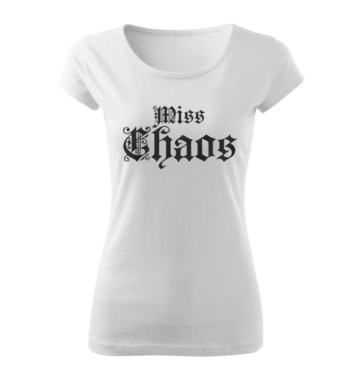 Tričko MISS CHAOS — foto 1
