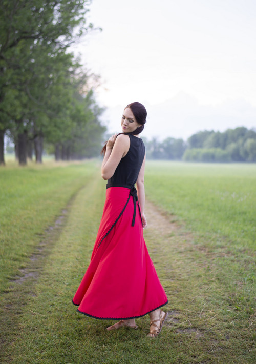 Zavinovacia sukňa Karmen — foto 1