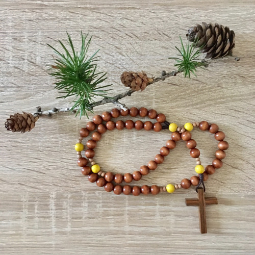 Růženec dřevěný “V cedrovém háji” — foto 1
