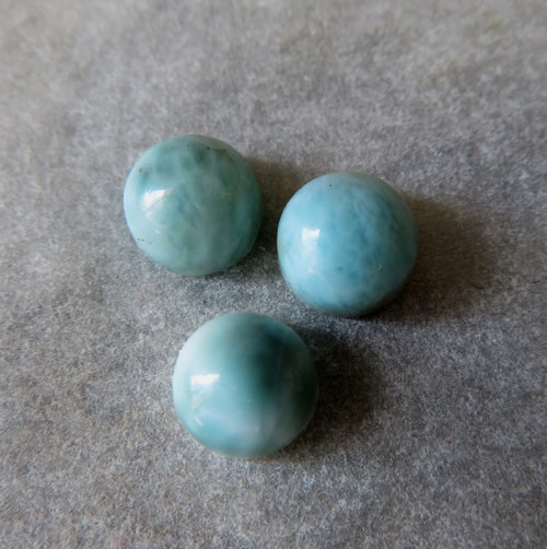Larimar, kabošonek 6mm, set č.2 — foto 1