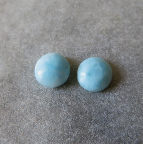 Larimar, kabošonek 6mm, set č.4 — foto 1