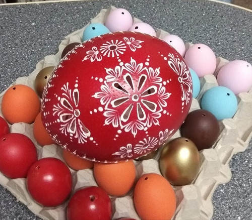 Pštrosí kraslice — foto 1