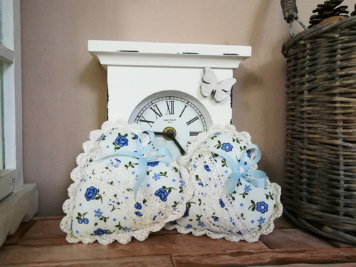 Srdíčko modré kytky — foto 1