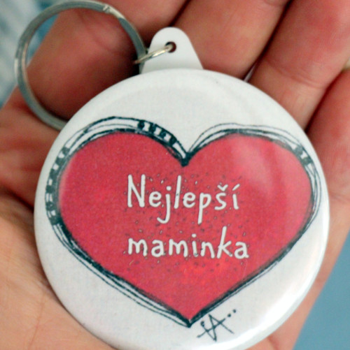 Originální zrcátko na klíče NOVINKA