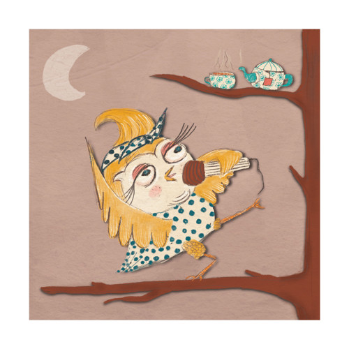 Zpívající Sova/Singing Owl 30x30cm