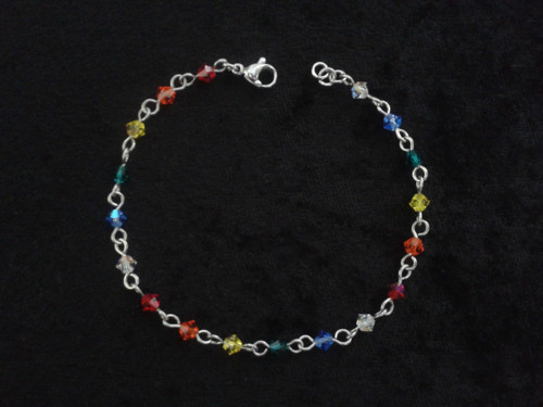 Čakrový náramek2 - Swarovski - hypoalergenní