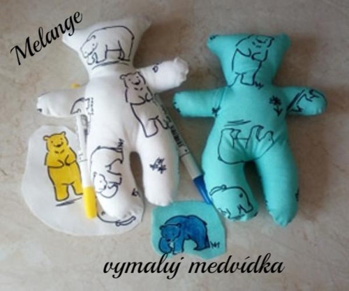 Medvídek -vymaluj mě!