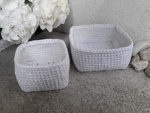 Set košíků z bílé — foto 1