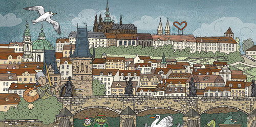 Pohled DL - Praha panorama 1/2