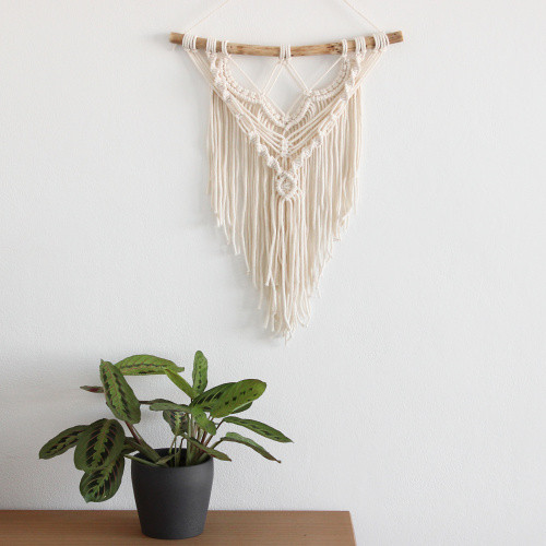 Přírodní macramé střední — foto 1