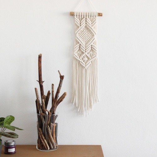 Přírodní macramé větší — foto 1