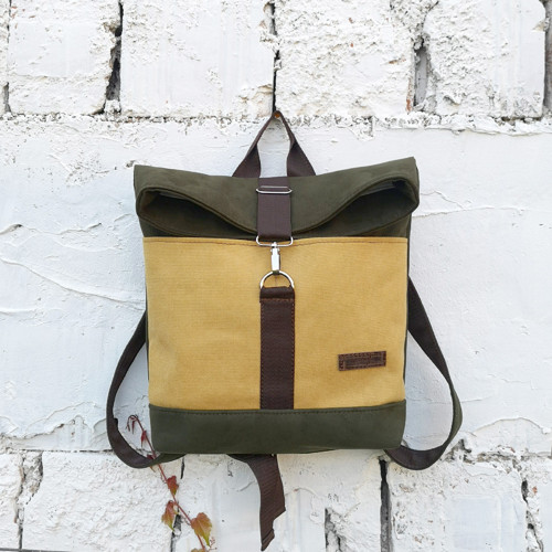 Batoh Alex (green-khaki) — foto 1