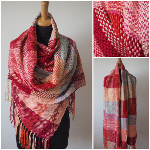 Fruity - ručně tkaný lehký pléd ,maxišála — foto 1