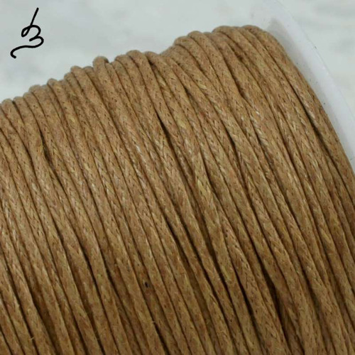 Bavlněná šňůrka 0,8 mm hnědá SV