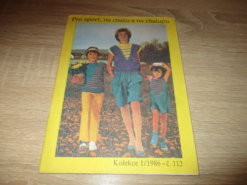 Časopis katalog , návody , střihy- škola pletení