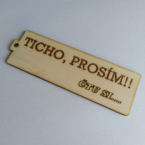 TICHO, PROSÍM!! čtu si..