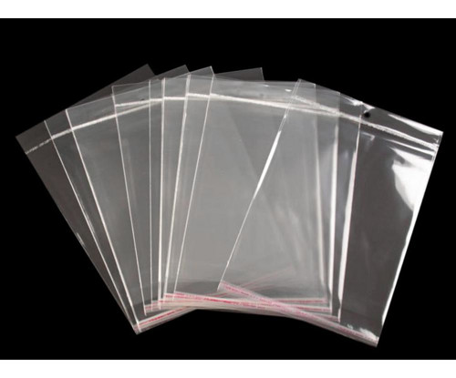 100pc Ransparent Jasné, Plastové Self-lepicí Těsně
