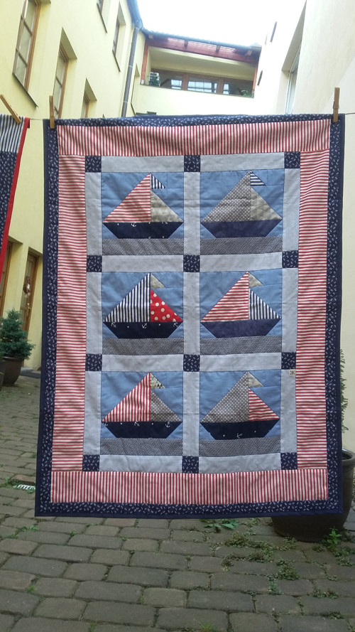 Námořnická bejby deka