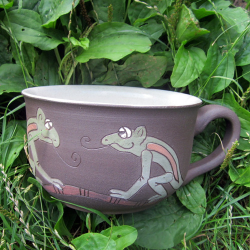 Hrnek velký s chameleony — foto 1