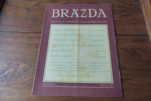 Brázda...časopis agrárního hnutí 2/1938