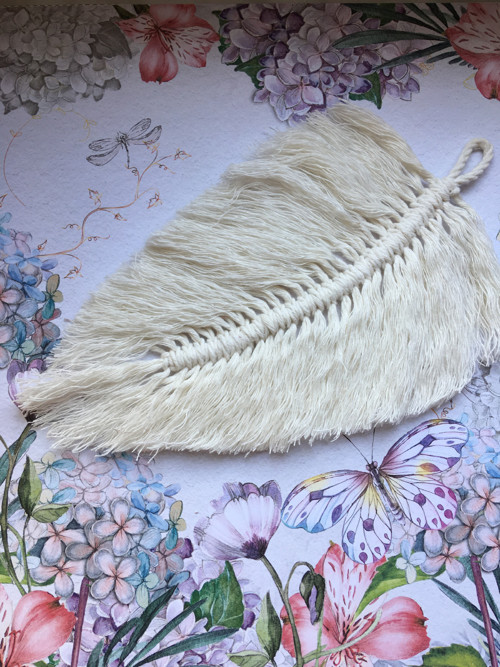 Macrame peříčka — foto 1