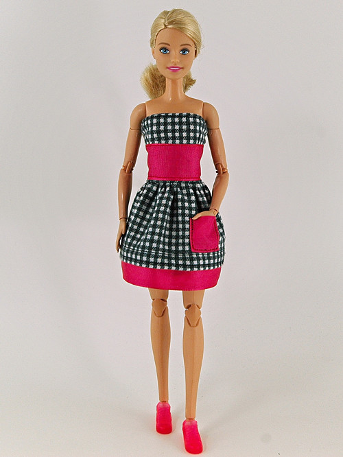 Barbie - šaty s kapsou — foto 1