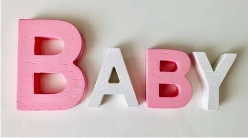 Nápis BABY