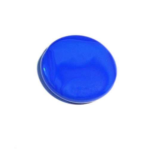 1ks Korálky Penízek 28mm Světle modrá